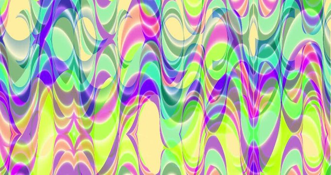 Colorful animated background and club video. Meditation video. Seamless loop. Loop