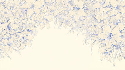Fototapeta premium Charming Lily Flower Wallpaper in Anime Manga Art Style