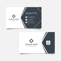 Modern Double-sided, Creative, Simple, and Business Card Design Layout Templates.