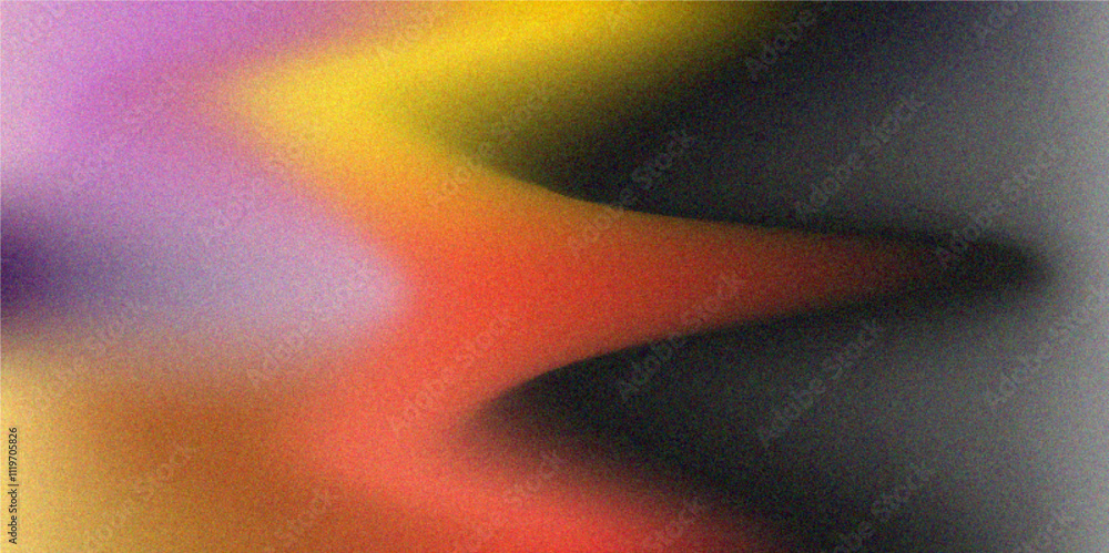 Aufkleber grainy colorful wave soft grainy effect texture noise gradient background, website header texture po