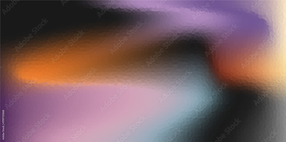Aufkleber abstract colorful grainy wave glowing color soft gradient shape background, design for banner, wallp