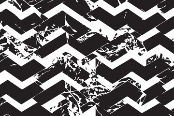 Black and white Grunge texture. Abstract Monochrome Grunge Background. Grunge overlay layer. Abstract black and white vector background. 