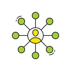 network vector icon
