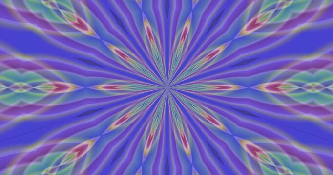 Colorful animated background and club video. Meditation video. Seamless loop. Loop