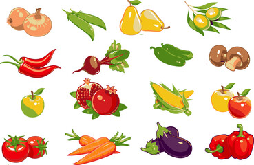 Seamless pattern. Background. Vegetables, fruits. Illustration. Flyer background design, advertising background, fabric, clothes, texture, textile pattern.