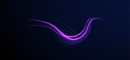 Neon stripes in the form of drill, turns and swirl. Iight background, speed, wavy, swirl,curve,speedy,vector. Abstract background rotational border lines. 