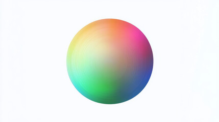 Gentle Pastel Gradient Circle