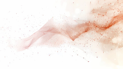 Fototapeta premium Abstract swirled blush-toned design with light speckles.