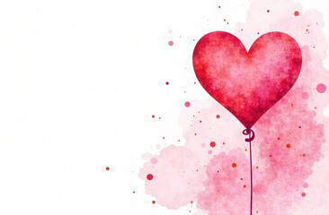 Festive card for Valentine's Day. Place for text.