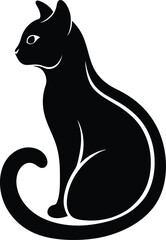 cat vector silhouette