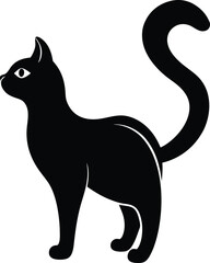 cat vector silhouette
