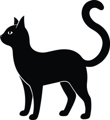 cat vector silhouette