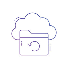 backup vector icon