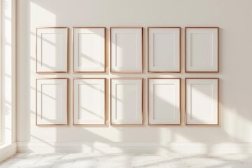 baby room photo frame mockup image