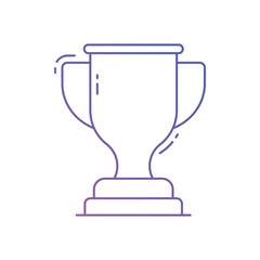 Trophy vector icon