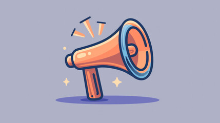 Icon of a megaphone symbol.