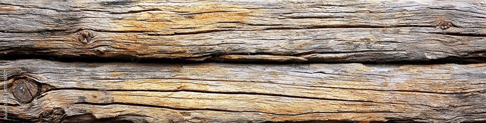 Poster rustic wooden planks with textured grain patterns in natural earthy tones for background and design 