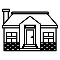 home icon element for design