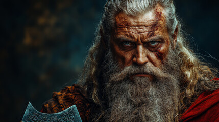 Epic Viking Warriors in Battle Gear, Fierce Viking Soldiers Ready for Combat, Historical Viking Warrior Portraits