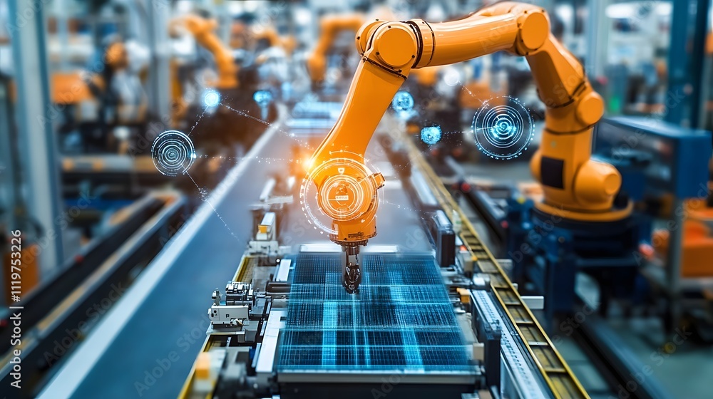 Poster factories that use advanced data analytics, iot, and artificial intelligence to optimize production,