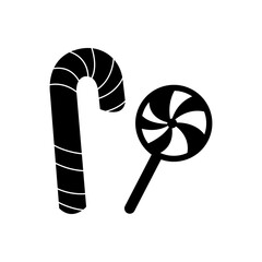 Candy cane icon
