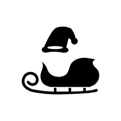 Santa sled icon