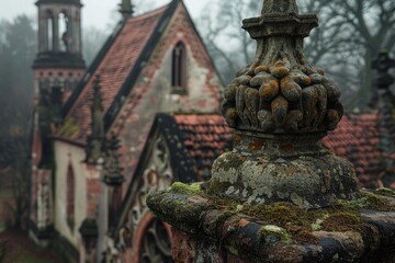 A city hall building with a prominent tower featuring a large clock