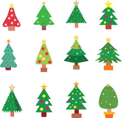 Christmas day celebration vector icon