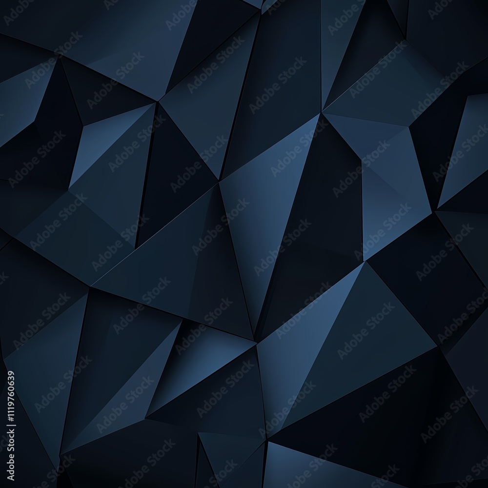 Poster black and white image of a pattern of triangles. the image is abstract and has a modern feel to it