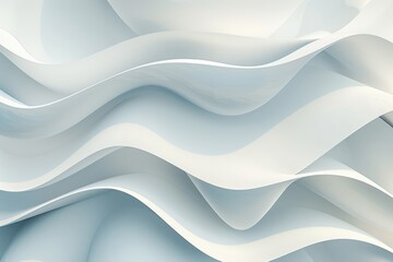 Fototapeta premium Close-up of a white wall with textured, wavy lines