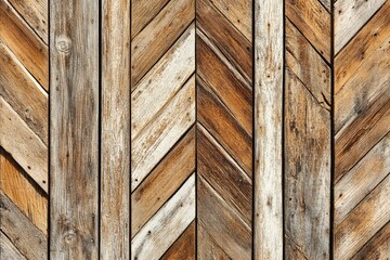 A detailed shot of a wooden wall with textured wood grain and visible knots