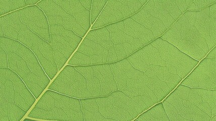 Obraz premium Textured Green Leaf Background with Intricate Veins for Tropical and Natural Design Elements