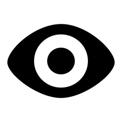 view icon, eye icon user interface icon,vector illustration