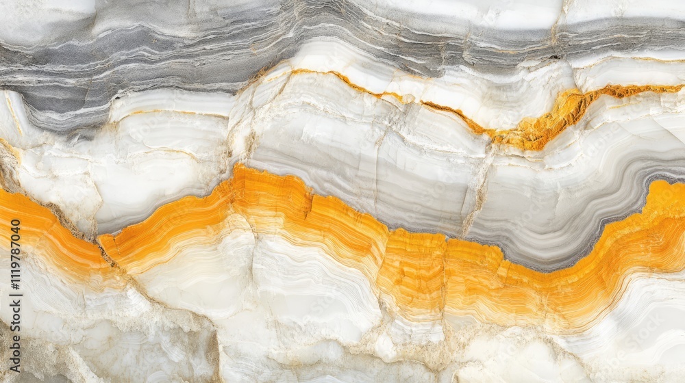 Poster stunning close up of colorful quartzite bands with intricate patterns in layered slate on a coastal 