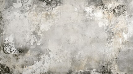 Weathered concrete wall texture with peeling paint and uneven surface for industrial or abstract backgrounds