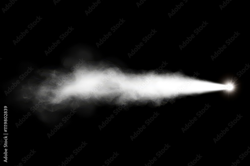 Aufkleber soft, diffused light beam emitting from a dark background, accentuating atmospheric effects and crea