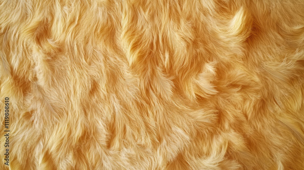 Poster soft golden feather texture background perfect for design and artistic projects showcasing natural e