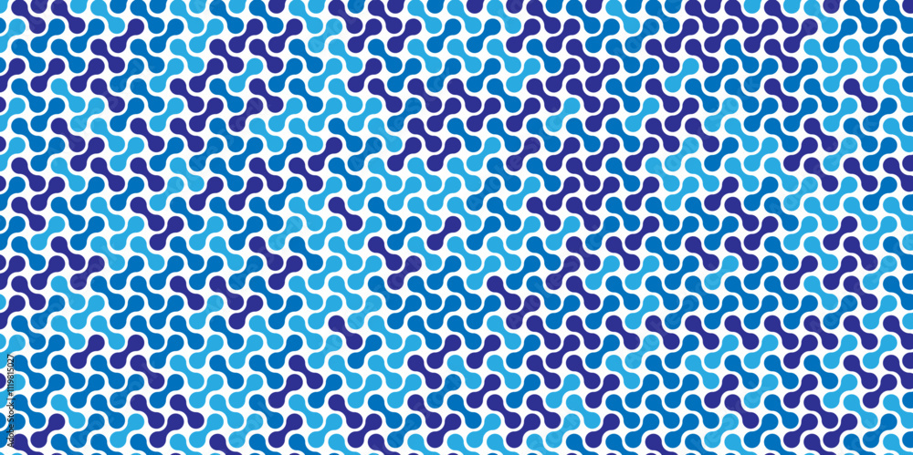 Aufkleber abstract background color metaballs. metaballs seamless pattern geometric wallpaper vector design.