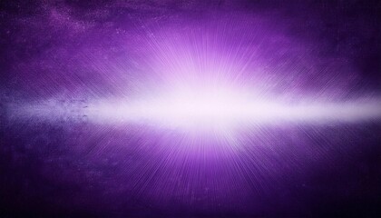 purple background with white grunge textured stripe or beam of light in center with dark purple border