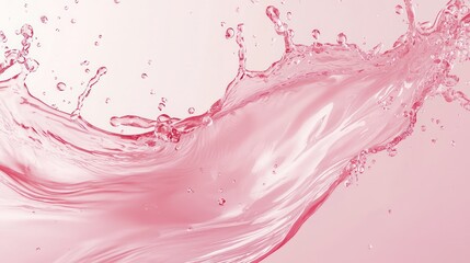 Abstract splash of liquid on a light background.