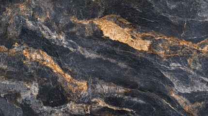 Elegant black marble texture with golden accents ideal for background design or artistic applications high resolution natural stone surface