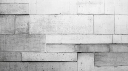 Fototapeta premium Concrete Wall Texture with Modern Brick Design Ideal for Backgrounds and Creative Projects