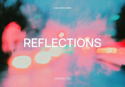 Reflections Abstract Backgrounds With Generative AI