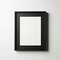 Black picture frame blank