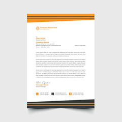 Letterhead design Template 