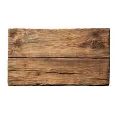 Rustic wooden plank with natural texture and grain