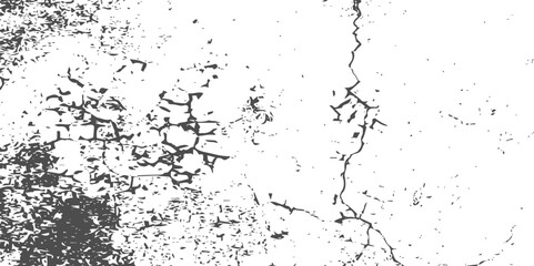 Fototapeta premium Texture grunge grey or white of grunge cracks dust and scratches old wall texture vector background.