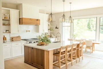 Modern Minimalist Kitchen Design with Natural Light