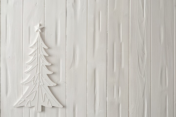 Christmas Home Decor: White Tree and Winter Pine Cone Arrangement – Ideal for Holiday Promotions