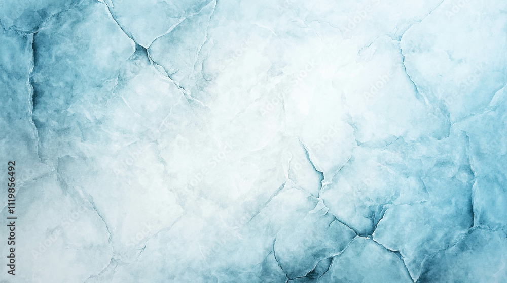 Poster light blue abstract texture with cracked patterns and soft gradient background